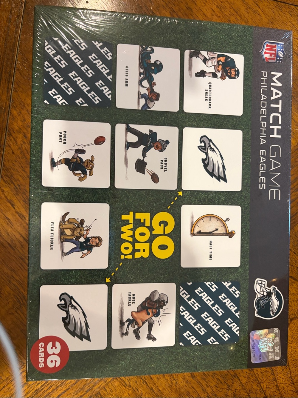 Match Game - Philadelphia Eagles Team Card Game